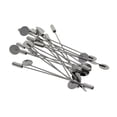 thumbnail image 2 of Abbracc 40 Set Stick Pin Stems Hat Lapel Brooch Pins Brooch Base Brooch Components DIY, 2 of 9