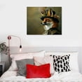 thumbnail image 5 of ARISTURING Victorian Fox Vintage Gothic Canvas Art Print - Dark Academia Fox Wall Decor, Home Decoration, Canvas Prints 16x12in, 5 of 6