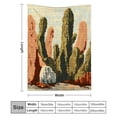 thumbnail image 3 of FCXZI Cactus Desert Cross Flannel Blanket, All-Season Soft Cozy Blanket 60*80in, 3 of 7