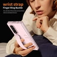 thumbnail image 7 of ELEHOLD Case for Samsung Galaxy Z Fold 4, Shockproof Full Body Hand Strap Case with Stand & Bulit-in Screen Protector,Pink, 7 of 7