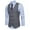 Gray, variant on Mens Suit Waistcoat Sleeveless Jacket Button Up V-Neck Double Breasted Waistcoat Retro Suit Jacket with Pocket Solid Color Khaki XXL
