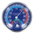 thumbnail image 4 of Thermo-Hygrometer Abs Black/Blue Room Climate Control Inside Thermometer Hygrometer Thermo Analogue Humidity Blue, 4 of 7