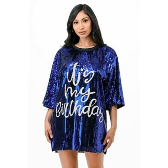 2Chique Boutique Women's Sequin T Shirt Dress Birthday Queen One Size Fits All Black - Walmart.com 2Chique Boutique Women's Sequin T Shirt Dress Birthday Queen One Size Fits All Black - Walmart.com