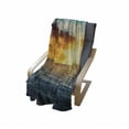 thumbnail image 4 of Sunset Soft Flannel Fleece Throw Blanket, Long Exposure Horizon Panorama over Ocean Dramatic Sky Dusk Serene Image, Cozy Plush for Indoor and Outdoor Use, 70" x 90", Yellow Blue, by Ambesonne, 4 of 6