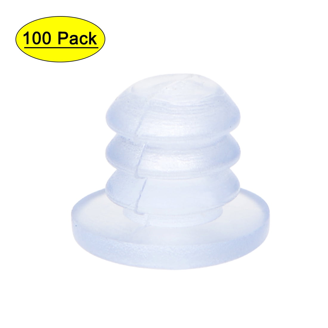 Uxcell 5mm Thread Diameter Silicone Soft Stem Bumpers for Glass Table