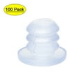 thumbnail image 1 of Unique Bargains 5mm Thread Diameter Silicone Soft Stem Bumpers for Glass Table Cabinet 100 Pack, 1 of 3