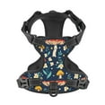 thumbnail image 4 of Picia Colorful Mushrooms No-Pull Dog Harness Reflective Front Clip Vest with Handle,Step-in Air Dog Harness,Adjustable 2 Metal Rings 4 Buckles,Easy to Put on & Take Off Small, 4 of 9