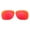 Fire Red Mirror Coated - Polarized, variant on Walleva Titanium Polarized Replacement Lenses for Ray-Ban RB4165 Justin 54mm Sunglasses