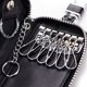 thumbnail image 2 of Bolso de cuero multifuncional para colgar en la cintura para hombre, para llaves de coche, hogar, regalo de piel de vaca, bolso para llaves, 2 of 3