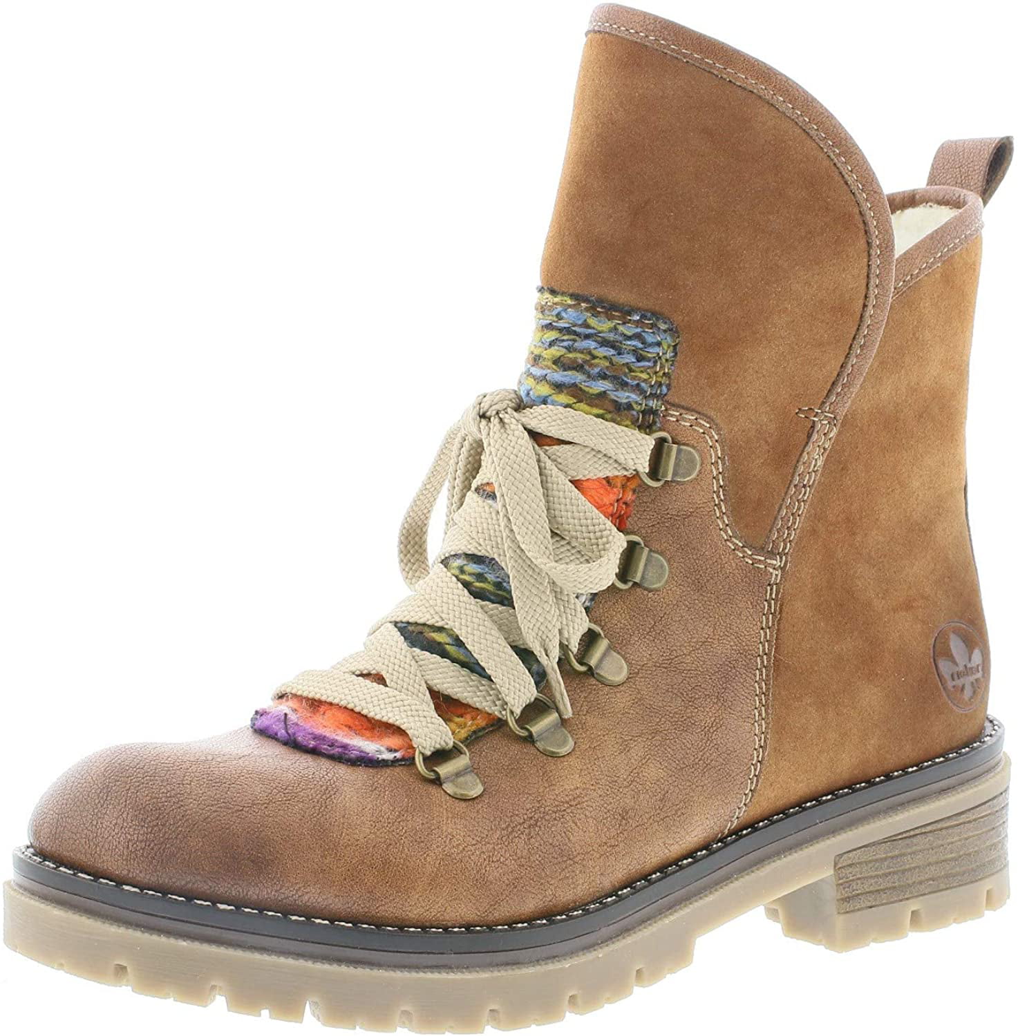 Rieker Belinga-Wildebuk Schuhe Damen Antistress Stiefel Winter Boots 78559-01