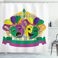 thumbnail image 1 of Ambesonne New Orleans Shower Curtain, Comedy and Tragedy, 69"Wx70"L, Multicolor, 1 of 3