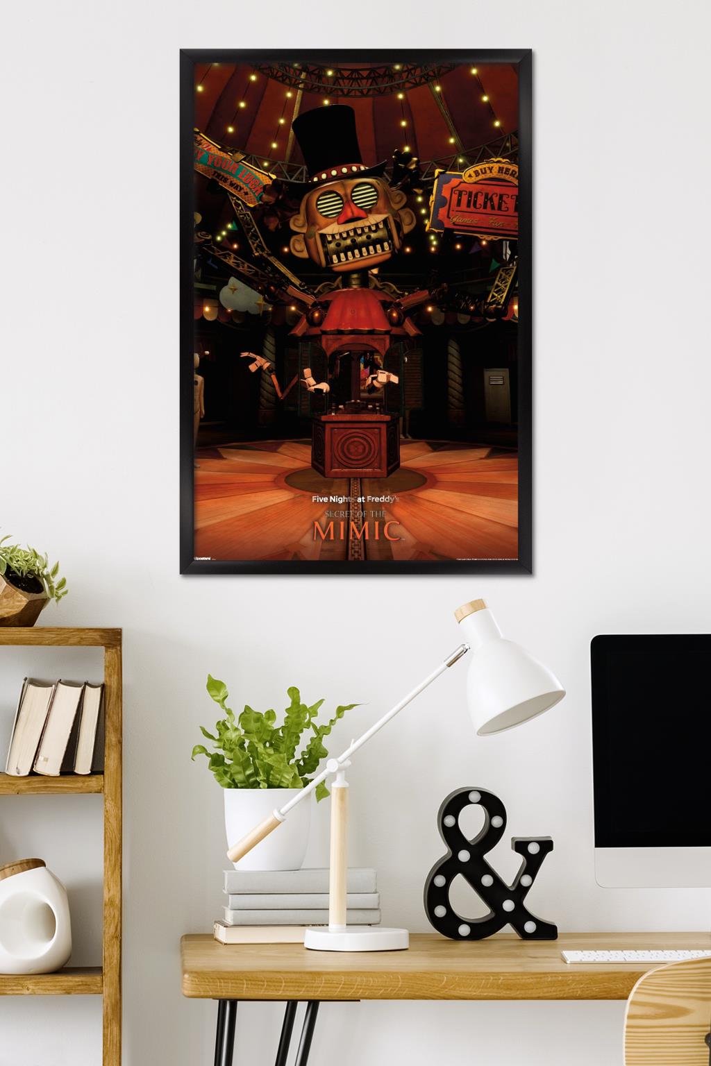 Five Nights At Freddy's: Secret of the Mimic (2025) - Big Top Wall Poster, 22.375" x 34" Framed