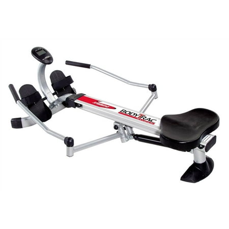 - Body Trac Glider w Gas Shock Resistance and Full-Range Rowing