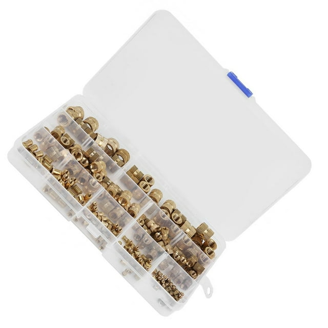 relayinert 210 Pcs Écrous de Tête en Acier Fileté pour une Installation Facile Flexible
