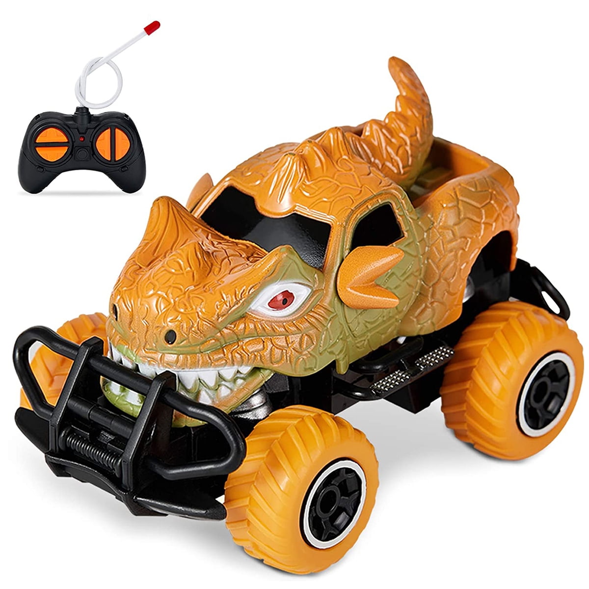 Doingart Dinosaur Toy Car for Kids 3 4 5 6 Years Old, Remote Control RC