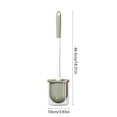 thumbnail image 3 of dajkiuy Toilet Bowl Brush and Holder, Long Handle Toilet Brush for Bathroom, Household Deep Cleaning, 3 of 6
