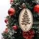 thumbnail image 4 of Navidad De Madera 2021, Colgante Epidémico, Adorno Colgante Para Árbol De Navidad, Decoración Eigraketly HA044223-06, 4 of 6