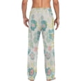 thumbnail image 2 of Watercolor Wildflowers Ghost Pajama Pants, Men's Lounge Pants Light with Drawstring and Pockets, Christmas New Year Birthday Father's Day Gifts, XX-Large, 2 of 7