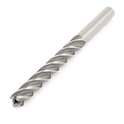 Unique Bargains 135mm Long 10mm Cutting Dia Straight Shank 4 Flutes End Mill Milling Cutter