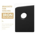 thumbnail image 3 of OULII 10Pcs Black Stainless Steel Shelf Bracket Small Right Angle Bracket for Home Use, 3 of 4