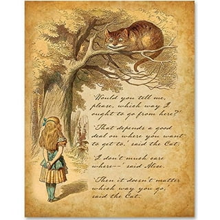 Alice in Wonderland - The Queen's Croquet Ground - 11x14 Unframed Print - Great Nursery and Children's Room Decor and Gift Under for Lewis