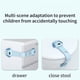 thumbnail image 5 of Cerradura De Seguridad Para Niños Cerradura De Seguridad Ajustable Para Bebés Cerradura De Gabinete Instalación Sin Taladro Con Para Electrodomésticos Gabinete Cajón Nevera Asiento De Inodoro 4 Piezas, 5 of 7