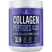 Collagen Peptides Powder for Women Hydrolyzed Collagen Powder Types I, III Non-GMO, Grass-Fed, Gluten-Free, Kosher and Pareve, Unflavored - Easy to Mix Drink Promotes Healthy Hair, Skin and Nails