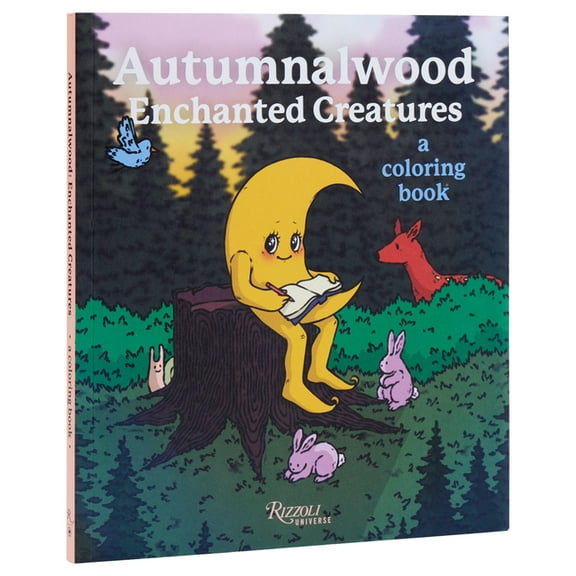 Autumnalwood: Enchanted Creatures: A Coloring Book, (Paperback)