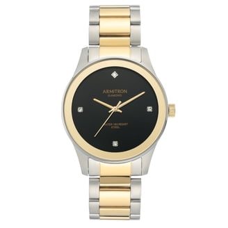 armitron gold dress watch Armitron Men's Gold-Tone and Champagne Day Date Dress Watch