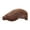 Brown, variant on Unisex Vintage Washed Denim Forward Hat Distressed Workwear Flat Cap for Adults Retro Adjustable Newsboy Beret for Summer Autumn Travel Everyday Casual Apparel Accessory