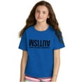 thumbnail image 4 of Autism Seeing the World Differently Crewneck T Shirts Boy Girl Teen Brisco Brands L, 4 of 6