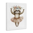 thumbnail image 2 of Stupell Industries Contemporary Dreamy Sloth Ballet with Flowers Canvas Art, 16 x 20, by LSR Design Studio, 2 of 8