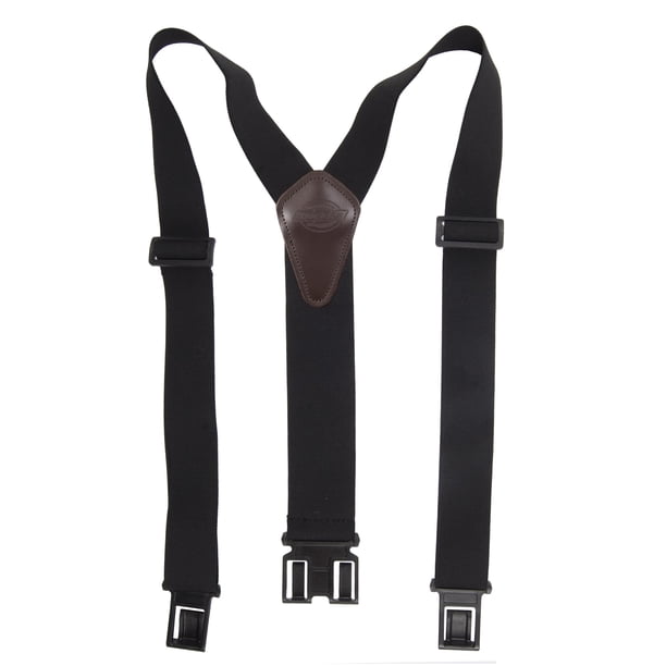 Tirantes para Hombre Dickies con Clip para Cinturón, Ajustables, Negros