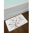 thumbnail image 2 of Vintage Botany Bath Mat, Colorful Exotic Bird on Blossoming Tree Print, Plush Bathroom Decor Mat with Non Slip Backing, 29.5" X 17.5", Multicolor, by Ambesonne, 2 of 2