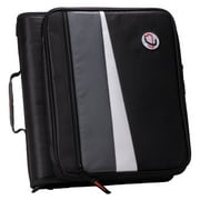 Caseit Workstation Laptop 2" 3 Ring Binder, Black