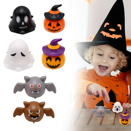 

Nallwabiu Halloween Pull Back Cars 6pcs Pull Back Cars Toy Gift Funny Assorted Bat Pumpkin Tiny Car Toys Toy Vehicles For Halloween Party Favors（6PCS）