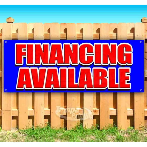 Financing Available 13 oz Vinyl Banner With Metal Grommets