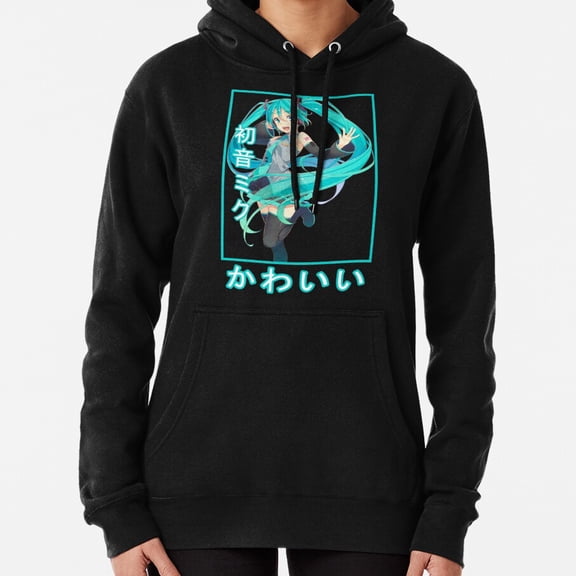 Hatsune Miku Classic Anime Manga Vocaloid Fan Graphic Gift Hoodie Shirt ,for Men & Women, up to Size 5XL