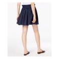 thumbnail image 2 of MAISON JULES $60 Womens New 1236 Navy Dot Print Mini Casual Skirt L B+B, 2 of 4