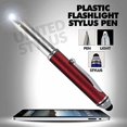 thumbnail image 5 of SyPen Stylus Pen for Touchscreen Devices, Tablets, iPads, iPhones, Multi-Function Capacitive Pen With LED Flashlight, Ballpoint Ink Pen, 3-In-1 Pen, 5PK, Blue, 5 of 5