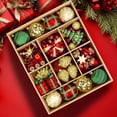 thumbnail image 1 of Juego de adornos de bolas navideñas Alupssuc, 82 piezas, irrompibles, 1 of 9