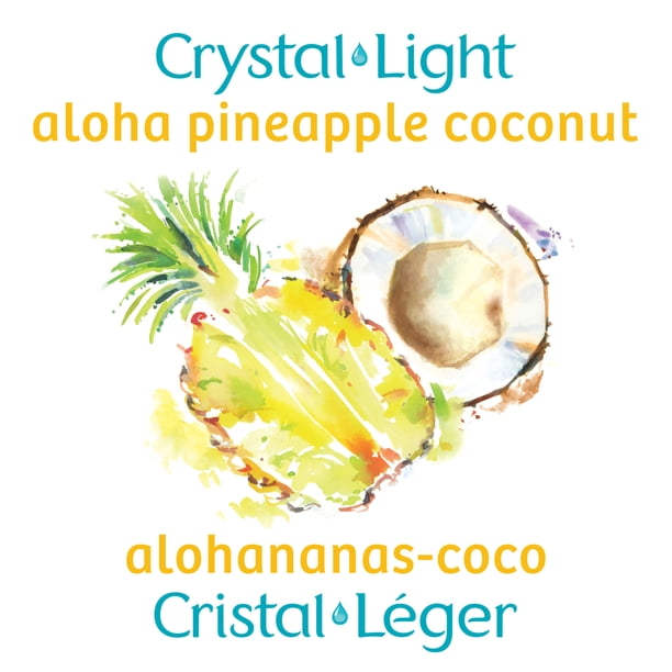 Mlange De Boisson Crystal Lger Alohananas-Coco, Bouteille - Walmart.ca