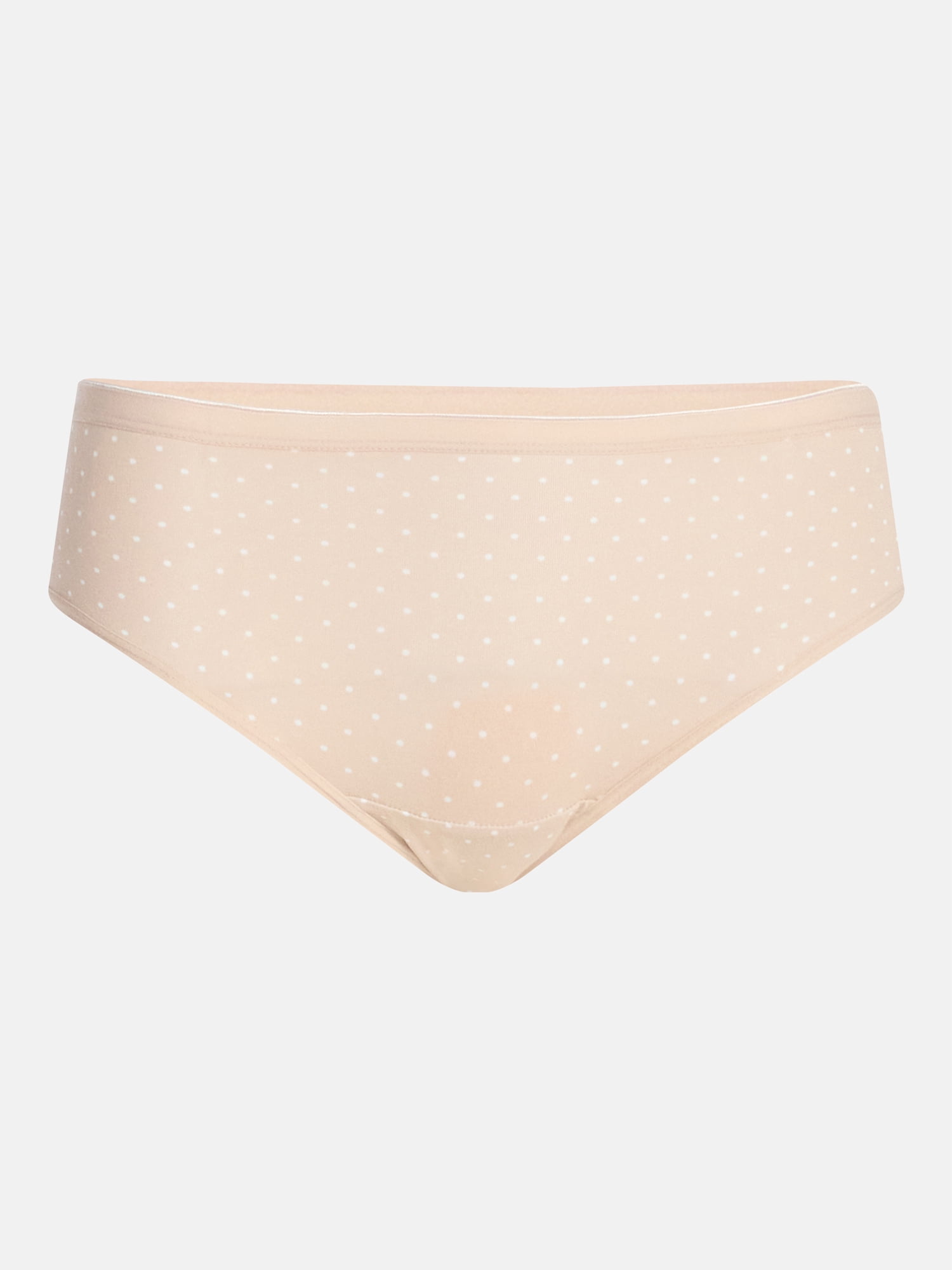 Joyspun Women's Cotton-Blend Hipster Panties, 6-Pack, Sizes S-XXXL