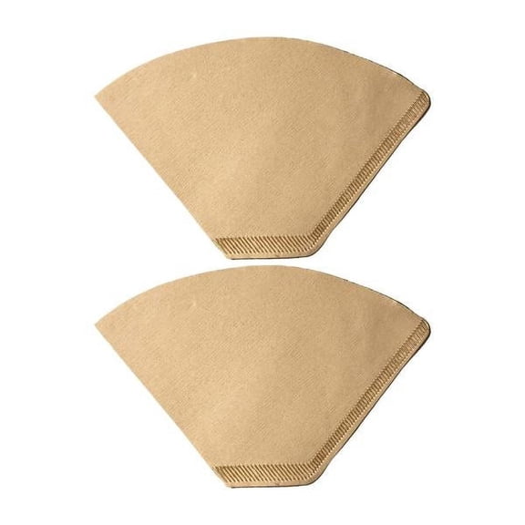 200PK Unbleached Natural Brown Paper #2 Coffee Filters Fit Clever Small Coffee Dripper