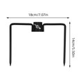 thumbnail image 2 of BESTYASH 2Pcs Heavy Duty Iron Ground Pole Stabilizer for Garden Flagpole Umbrella Stand with Stable Insertion, 2 of 8