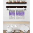 thumbnail image 3 of Purple Grey Abstract Kitchen Dish Towels for Drying Dishes Set of 3, Gradient Geometric Graffiti Modern Art Waffle Weave Microfiber Hand Tea Bathroom Towels Quick Dry & Absorbent Towel 15.7x23.6, 3 of 7