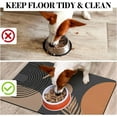 thumbnail image 3 of Dog Food Mats for Floors Super Absorbent, Pet Cat Food Mat - Non Slip Dog Bowl Mats for Food and Water, Eco-Friendly Boho Dog Placemats Feeding Mat, 3 of 6