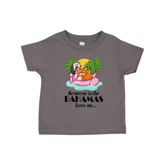 Inktastic Someone in the Bahamas Loves Me Boys or Girls Toddler T-Shirt