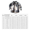 thumbnail image 4 of FYMNSI Kids Boys Flannel Plaid Casual Shirts Button Down Shirt Toddler Flannel Shirt Family Matching Tops 8-9 Years Dark Blue, 4 of 4
