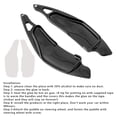thumbnail image 4 of Steering Wheel Paddle Shifter Extension For Toyota Ractis Lexus Black, 4 of 13